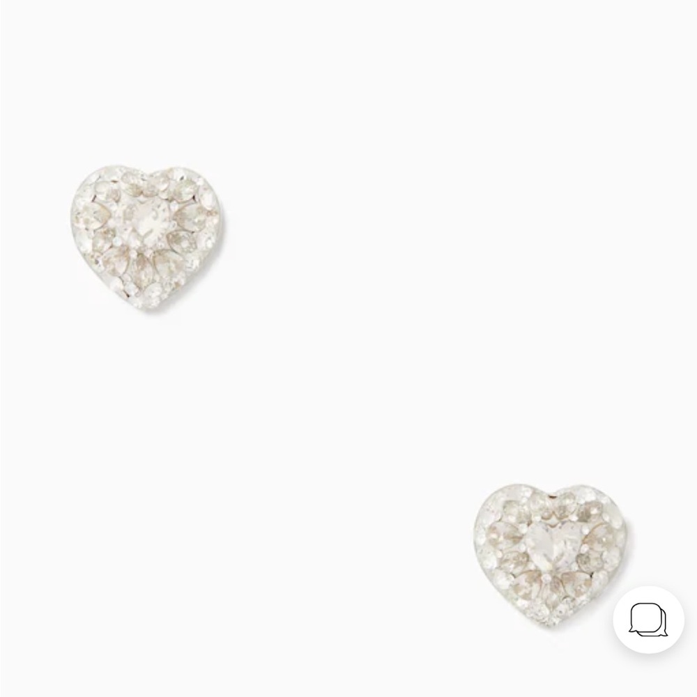 Kate Spade Stud Heart Earrings